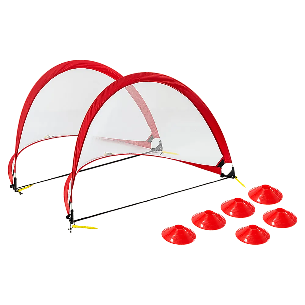 Portable Kids Soccer Goal Set with Cones - ONLINE ONLY