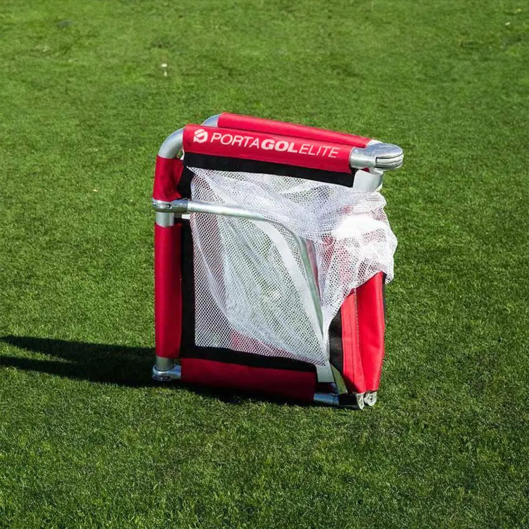 PORTAGOL Elite Folding Aluminium Goal 2m x 1m - Sets up in Seconds
