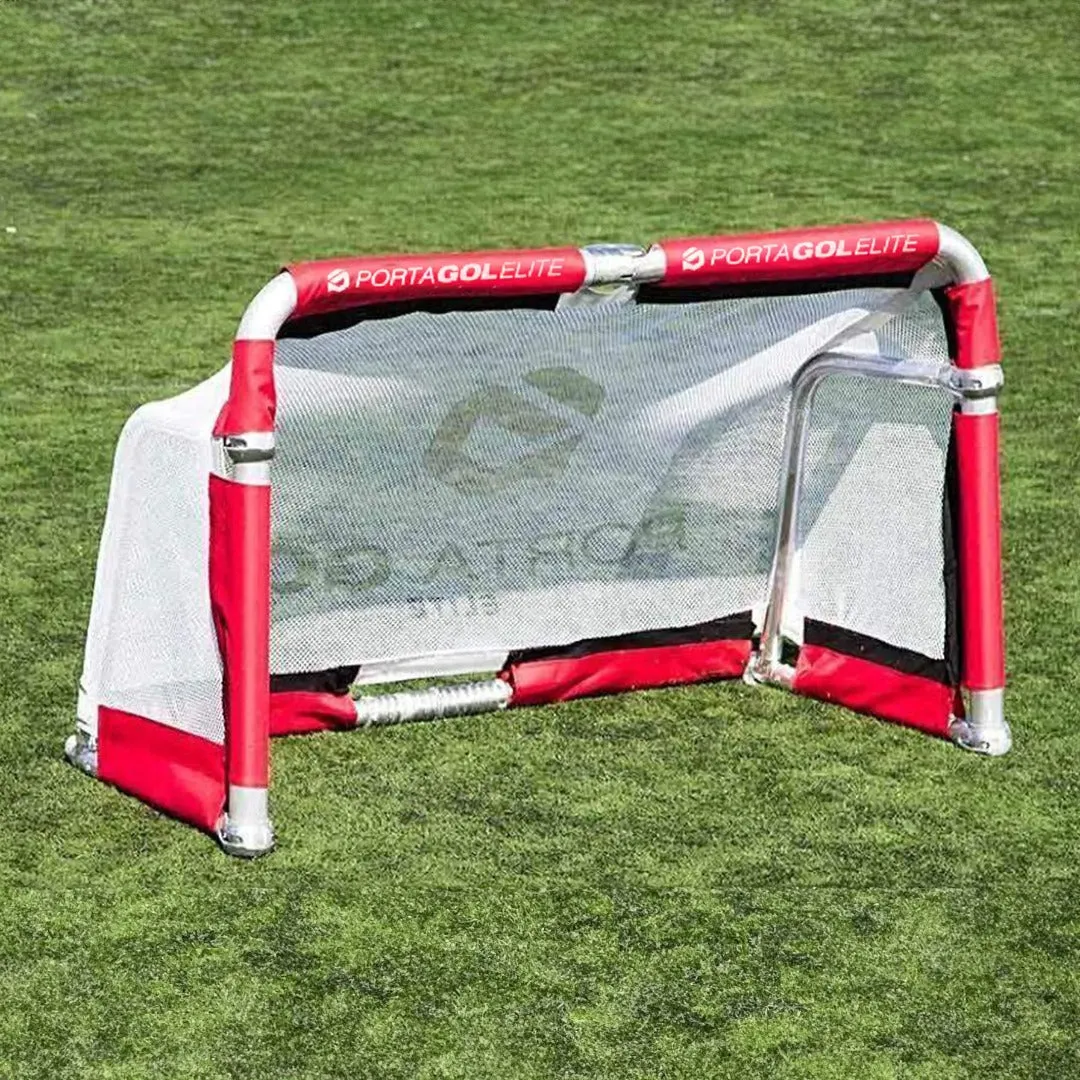 PORTAGOL Elite Folding Aluminium Goal 2m x 1m - Sets up in Seconds
