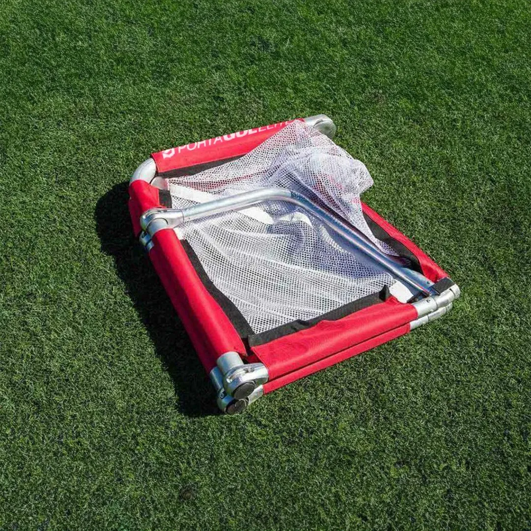 PORTAGOL Elite Folding Aluminium Goal 2m x 1m - Sets up in Seconds