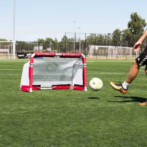 PORTAGOL Elite Folding Aluminium Goal 2m x 1m - Sets up in Seconds