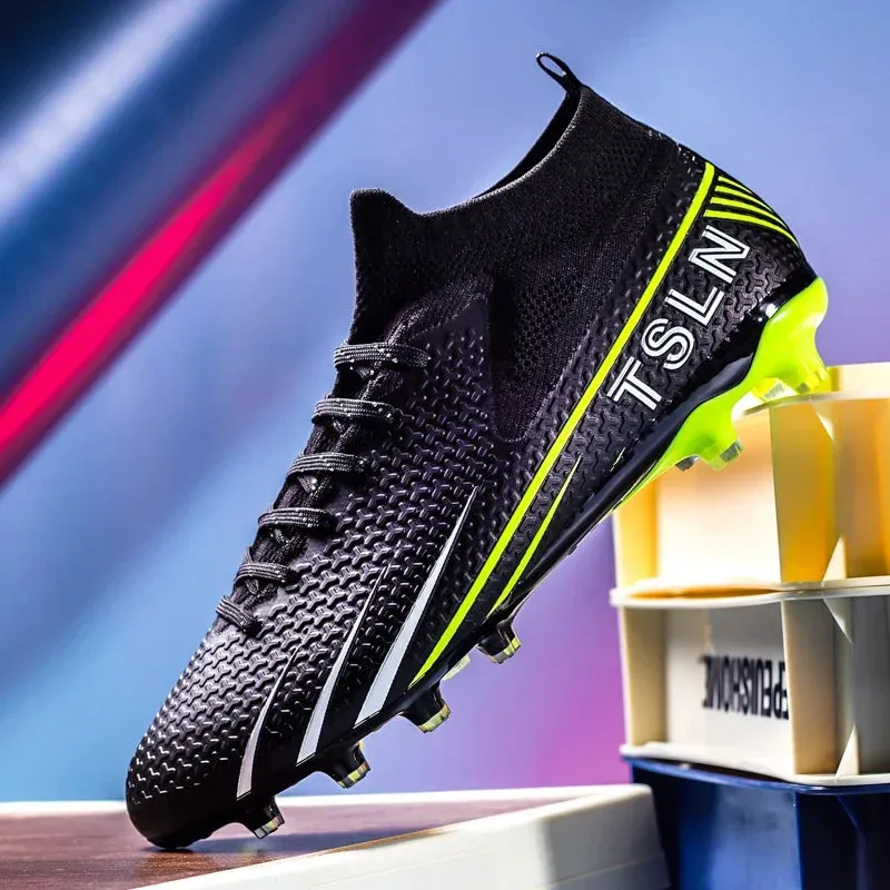 Premium Golden Messi Soccer Cleats/Womens/Mens/Youth
