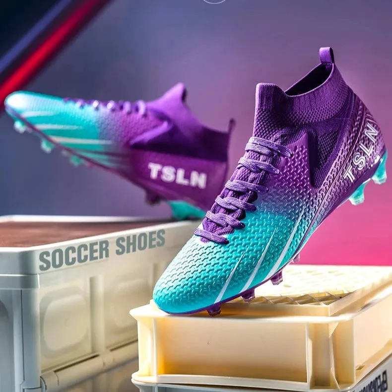Premium Golden Messi Soccer Cleats/Womens/Mens/Youth