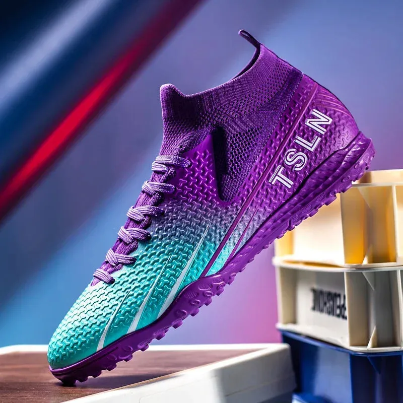 Premium Golden Messi Soccer Cleats/Womens/Mens/Youth