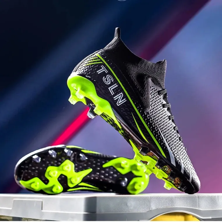 Premium Golden Messi Soccer Cleats/Womens/Mens/Youth