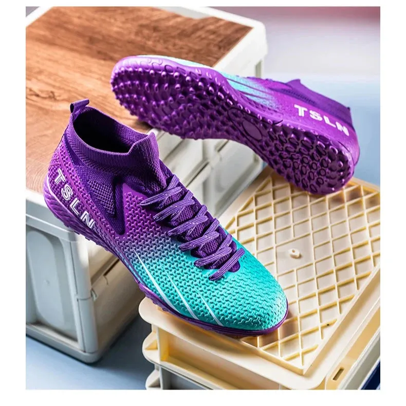 Premium Golden Messi Soccer Cleats/Womens/Mens/Youth