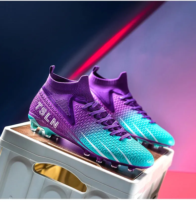 Premium Golden Messi Soccer Cleats/Womens/Mens/Youth