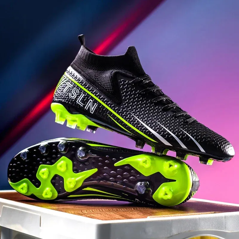 Premium Golden Messi Soccer Cleats/Womens/Mens/Youth