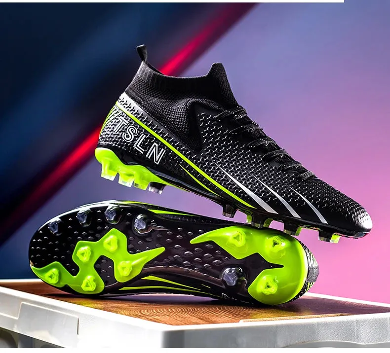 Premium Golden Messi Soccer Cleats/Womens/Mens/Youth