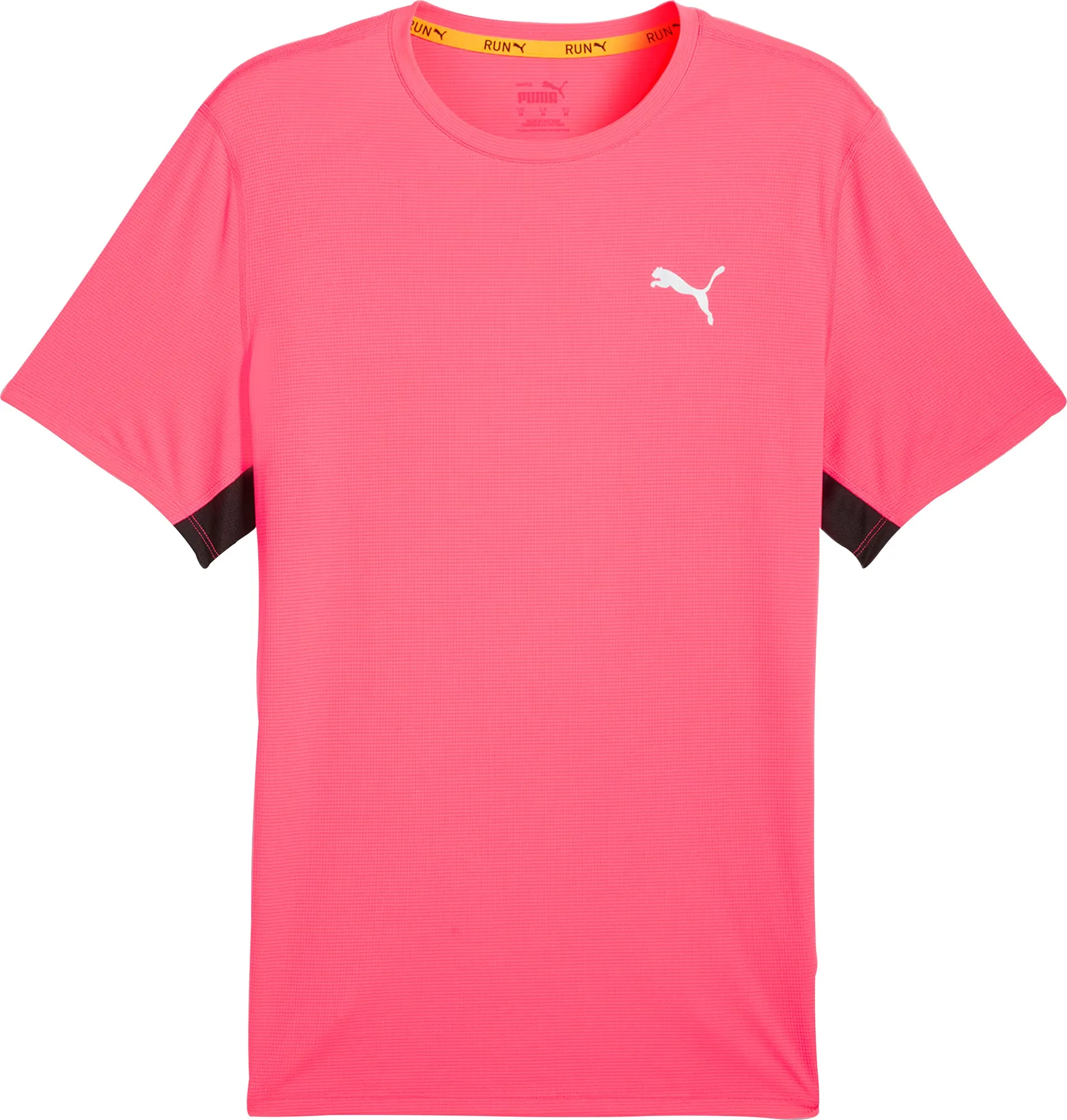 Puma Run Favourite Velocity Short Sleeve Mens Running Top - Pink