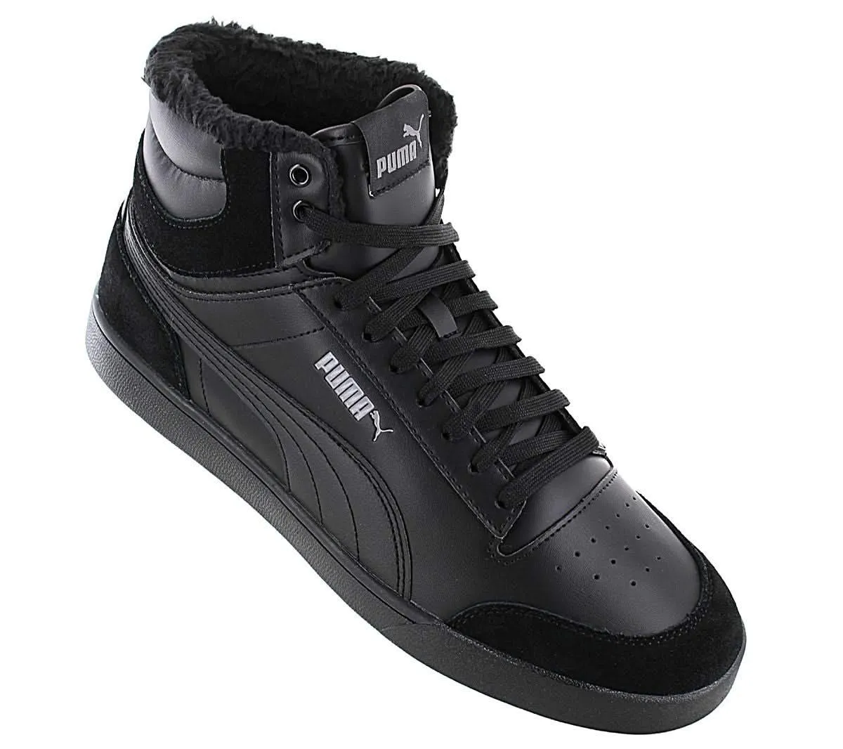 PUMA Shuffle Mid - Herren Sneakers Schuhe Schwarz 387609-01