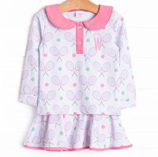 Racket Rally Skirt Set, Pink
