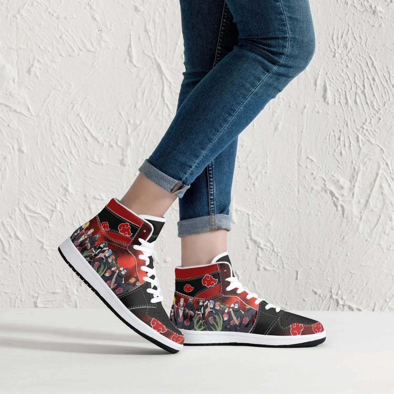 Red Cloud Members Ninja Mid 1 Basketball Shoes