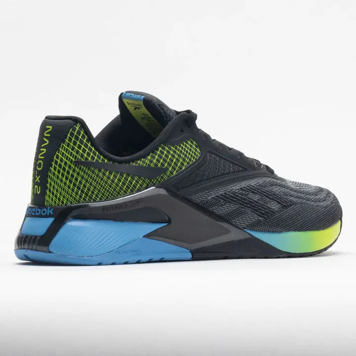 Reebok Nano X2 Men's Trainers - Core Black/Essential Blue/Acid Yellow