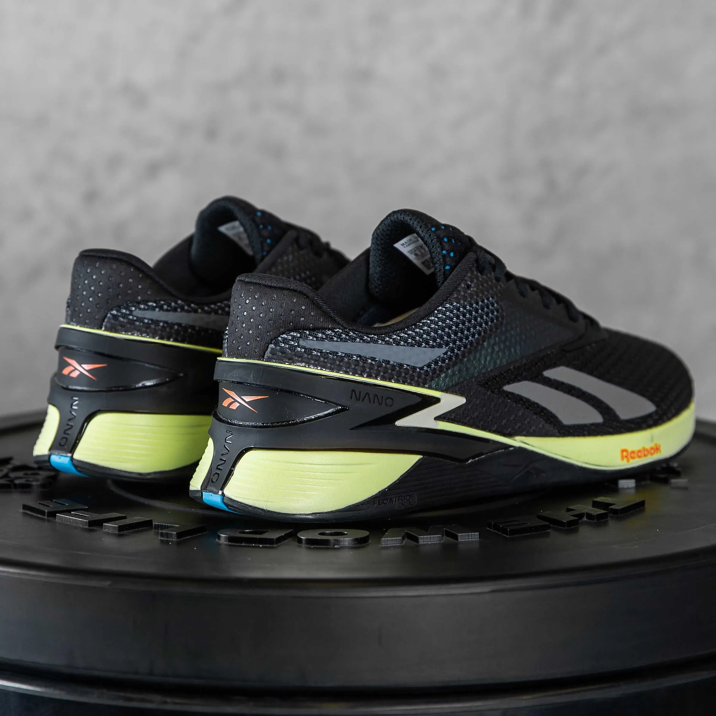 Reebok - Nano X3 - Men's - CORE BLACK/ENERGY GLOW/SMASH ORANGE
