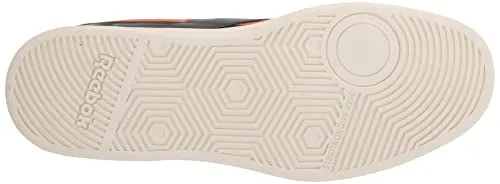 Reebok Unisex Court Advance Sneaker, Vector Navy/Chalk/Burnt Orange, 6 US Men