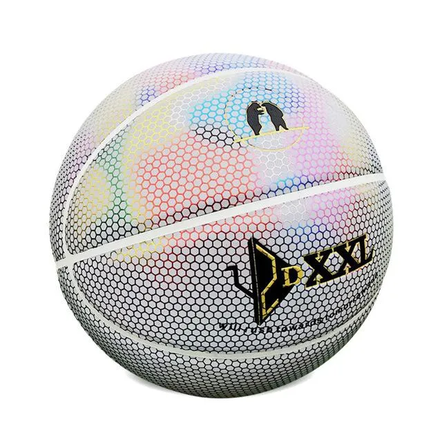 Reflective Rubber Basketball