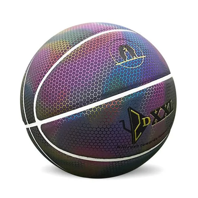 Reflective Rubber Basketball
