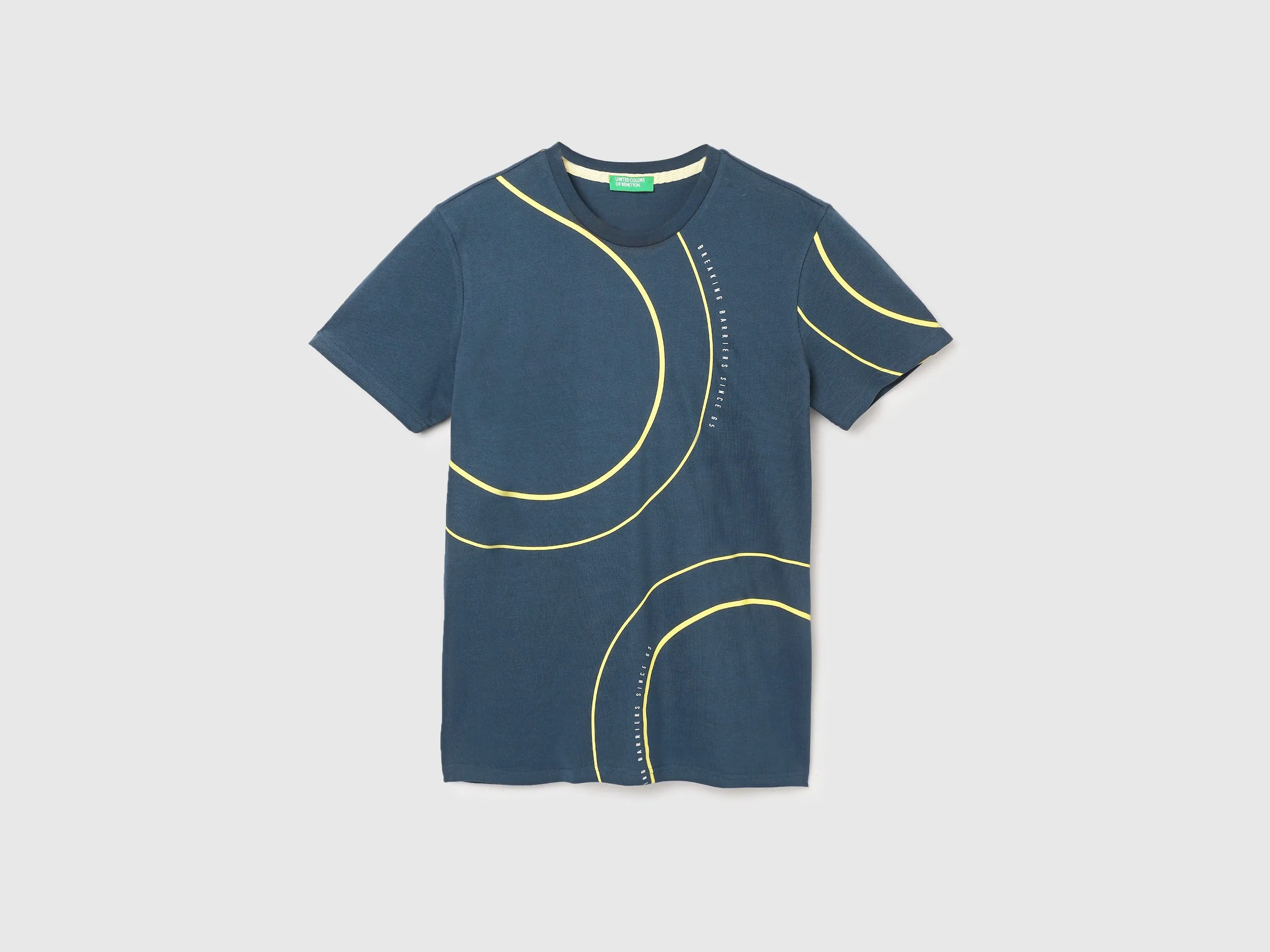 Regular-Fit Round Neck Printed T-Shirt