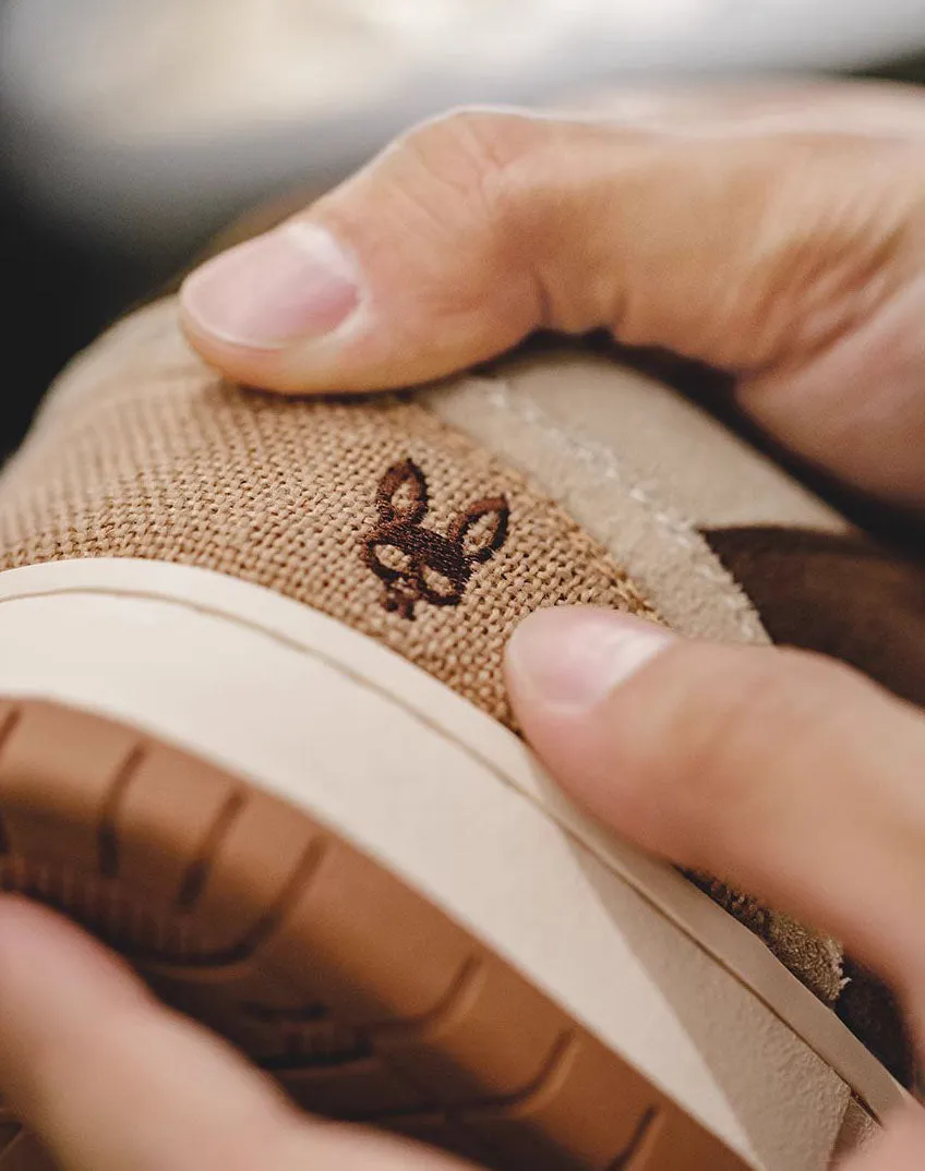Retro Linen Embroidery Breathable Sports Men's Casual Shoes