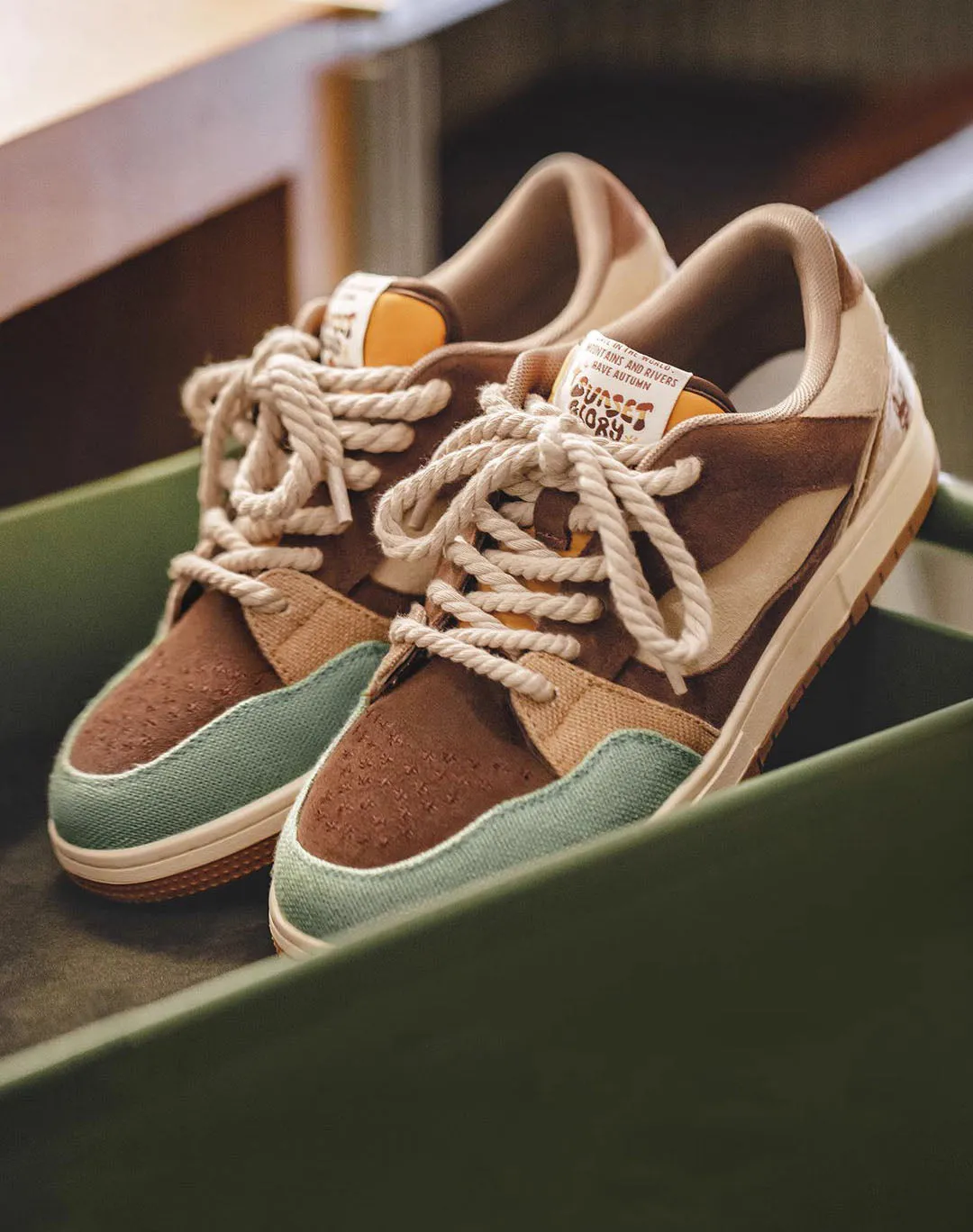 Retro Linen Embroidery Breathable Sports Men's Casual Shoes