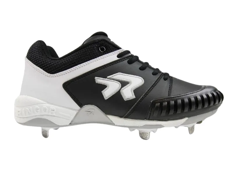 Ringor Flite Pitching Women's Metal Cleat BLACK