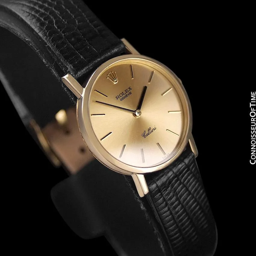 Rolex Cellini Ladies Watch, Ref. 4109 - 18K Gold