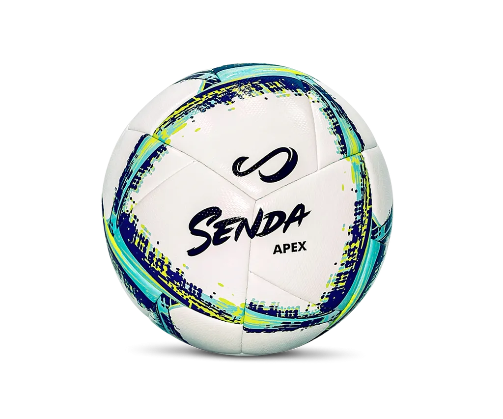 Senda Athletics Apex Match Soccer Ball - White/Blue