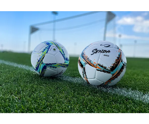 Senda Athletics Apex Match Soccer Ball - White/Blue