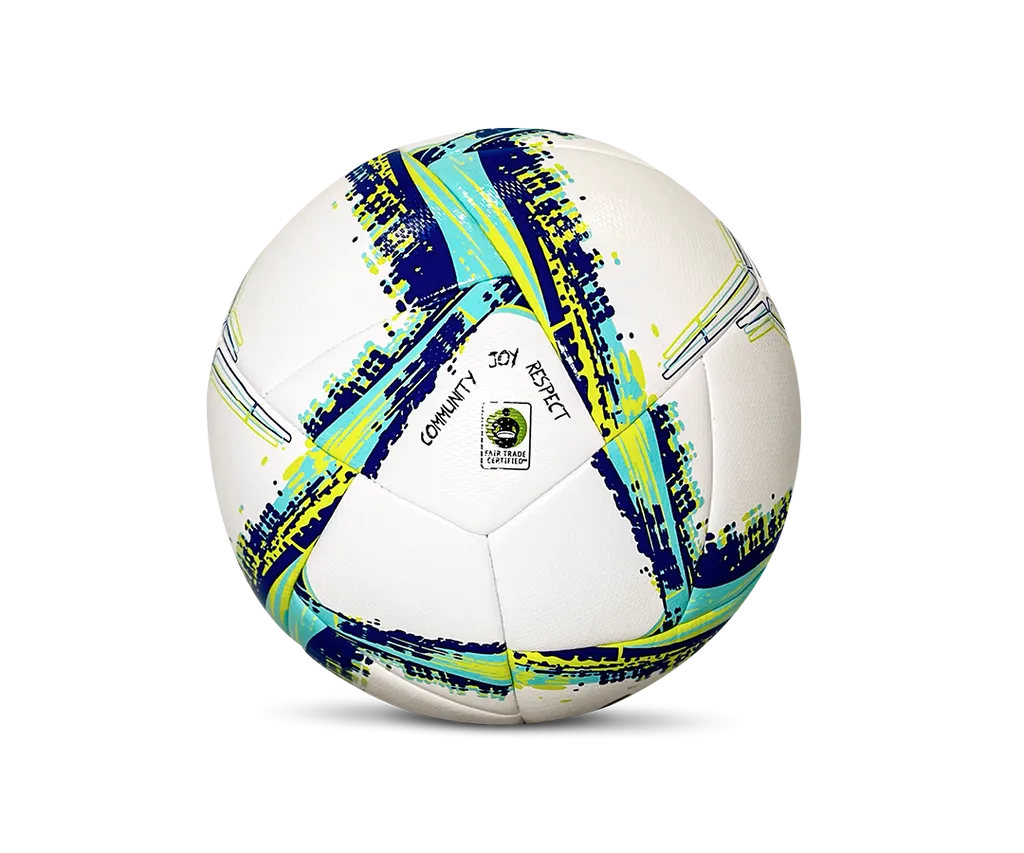 Senda Athletics Apex Match Soccer Ball - White/Blue