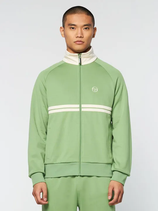 Sergio Tacchini Dallas Tracktop Jade Green/Pearled Ivory