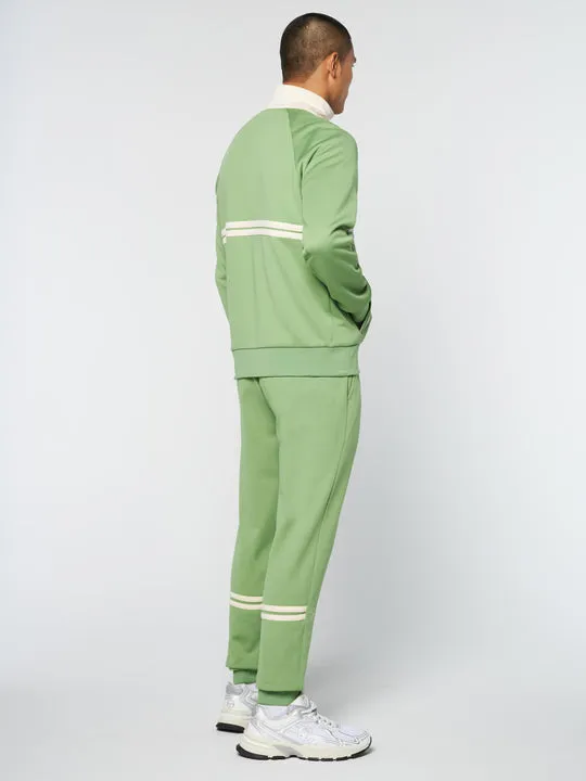 Sergio Tacchini Dallas Tracktop Jade Green/Pearled Ivory