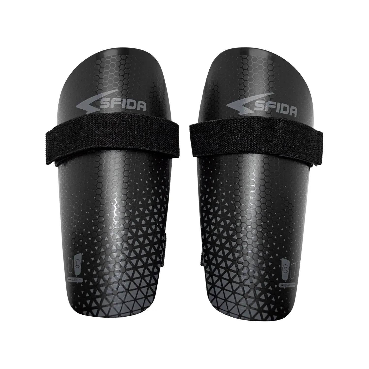 Sfida Shinguards Basic Black Grey
