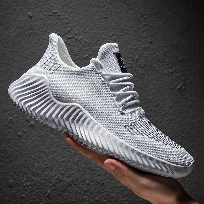 Shoes Breathable Sneakers Gray Lightweight