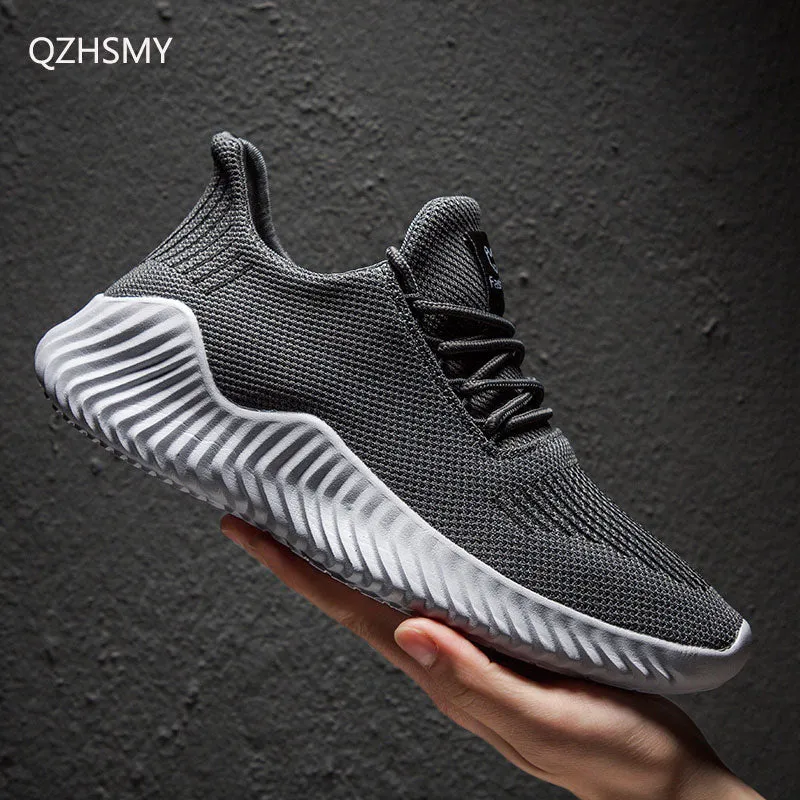 Shoes Breathable Sneakers Gray Lightweight