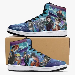 Shonen Classic vs Next Gen V2 Mid 1 Basketball Shoes