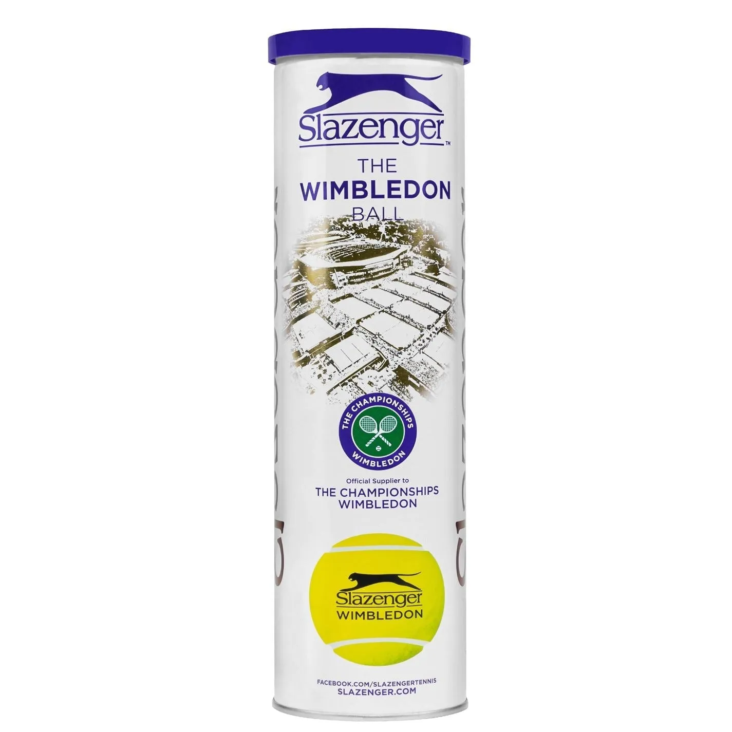 Slazenger Wimbledon Tennis Balls (1 or 3 Cans)