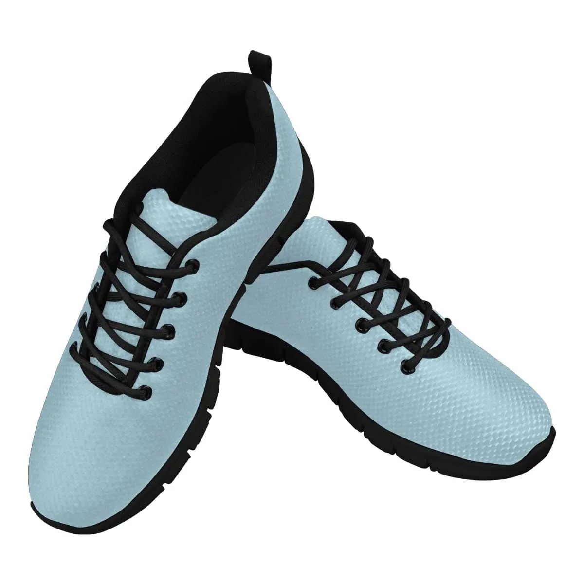 Sneakers for Men - Light Blue - Canvas Mesh Athletic Running Shoes by inQue.Style