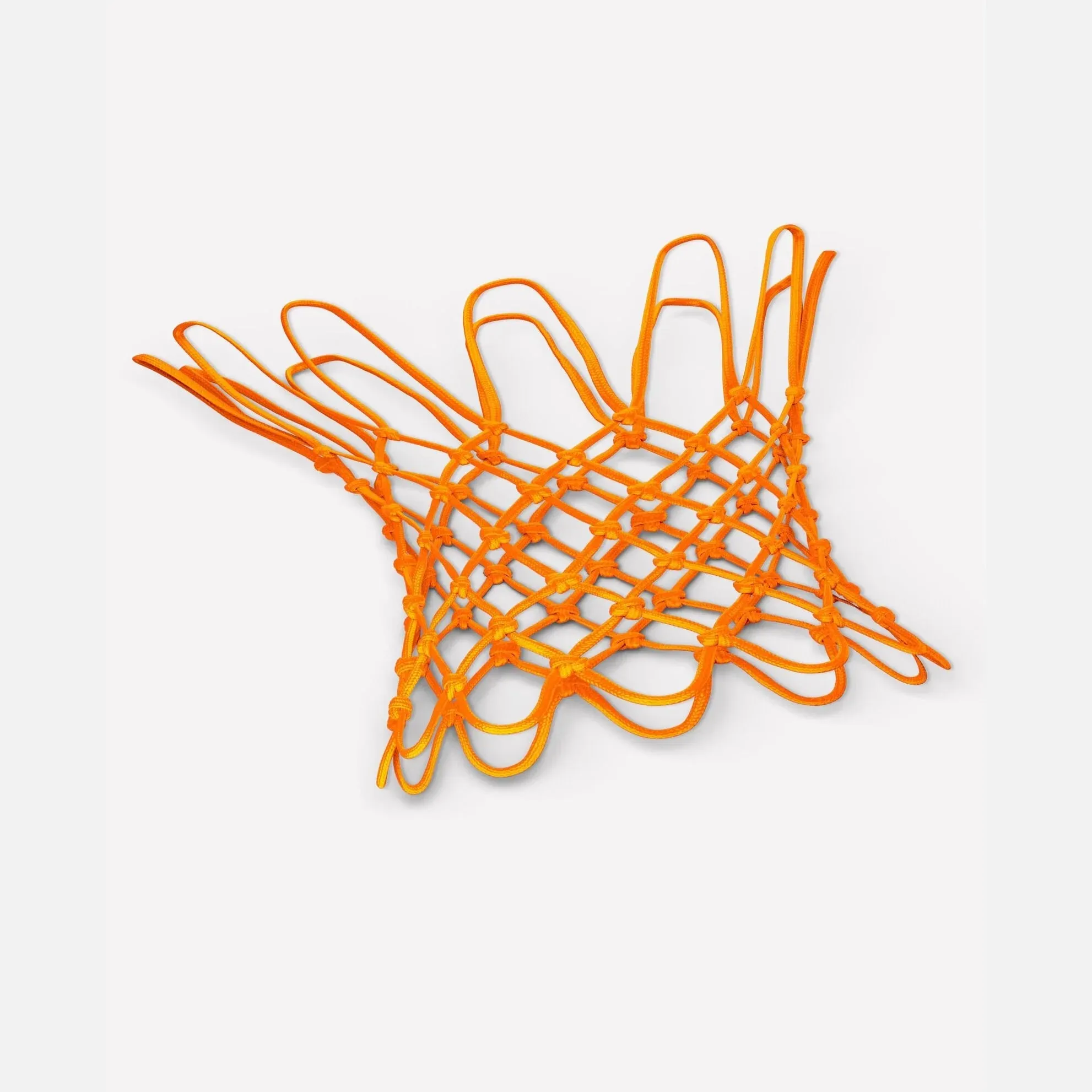 Spalding Heavy Duty Basketball Neon Orange Net