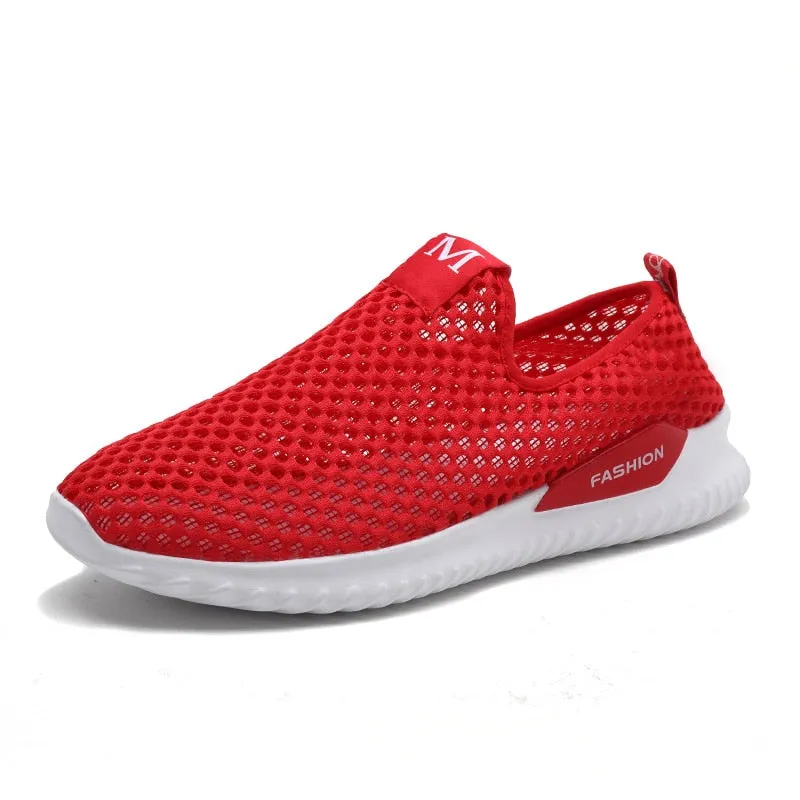 Summer Breathable Comfortable Mesh Male