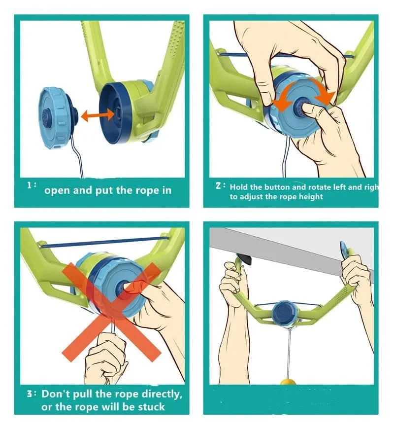 Table Tennis Wall Trainer - Indoor Practice Equipment