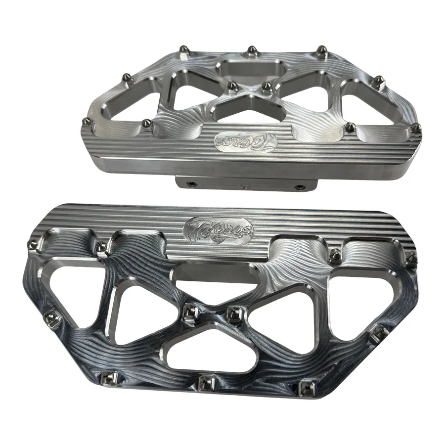 TC Bros. Pro Series MX Passenger Floorboards for Harley Davidson Bagger Touring Models