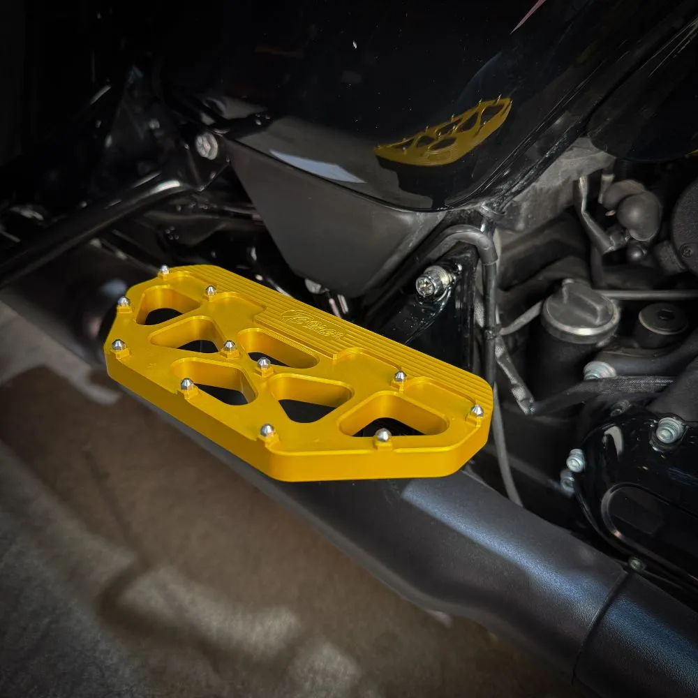 TC Bros. Pro Series MX Passenger Floorboards for Harley Davidson Bagger Touring Models
