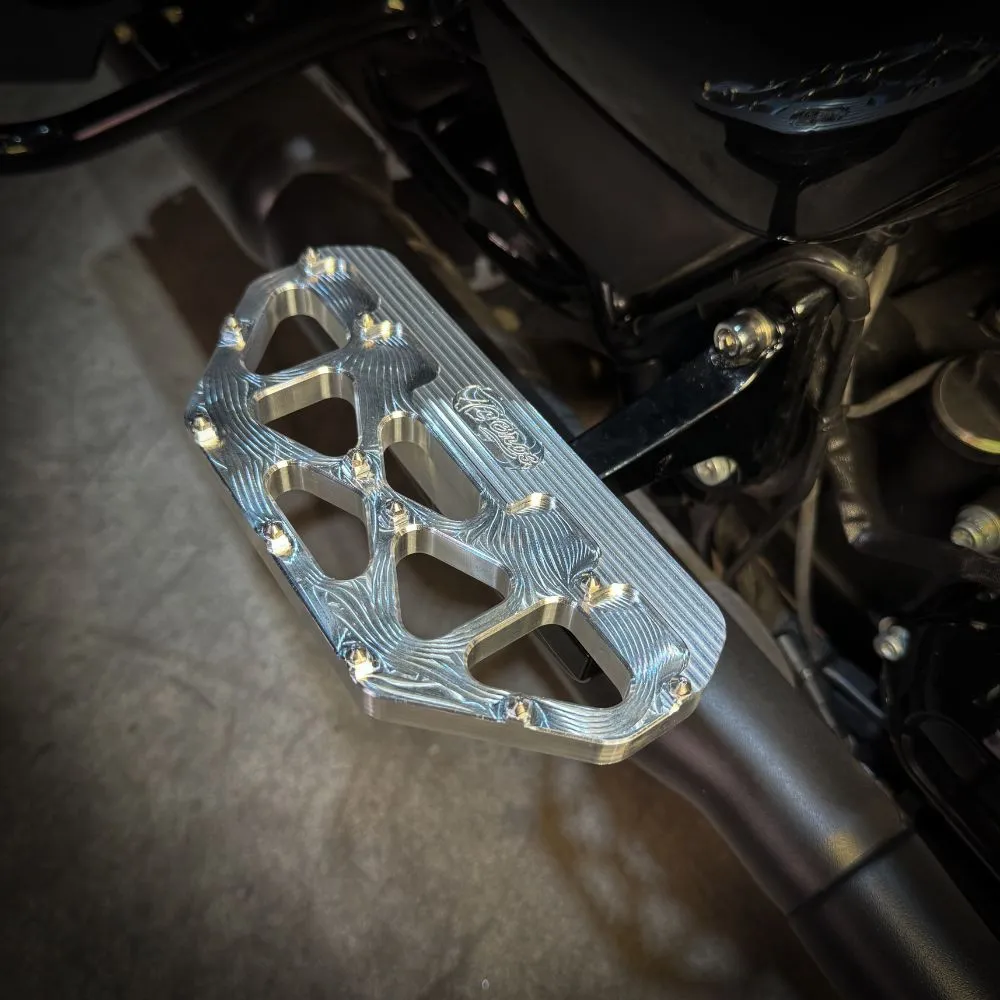 TC Bros. Pro Series MX Passenger Floorboards for Harley Davidson Bagger Touring Models