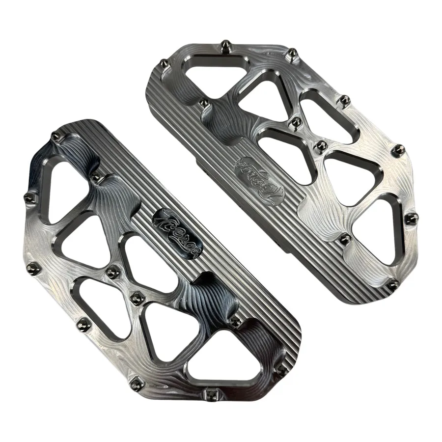 TC Bros. Pro Series MX Passenger Floorboards for Harley Davidson Bagger Touring Models