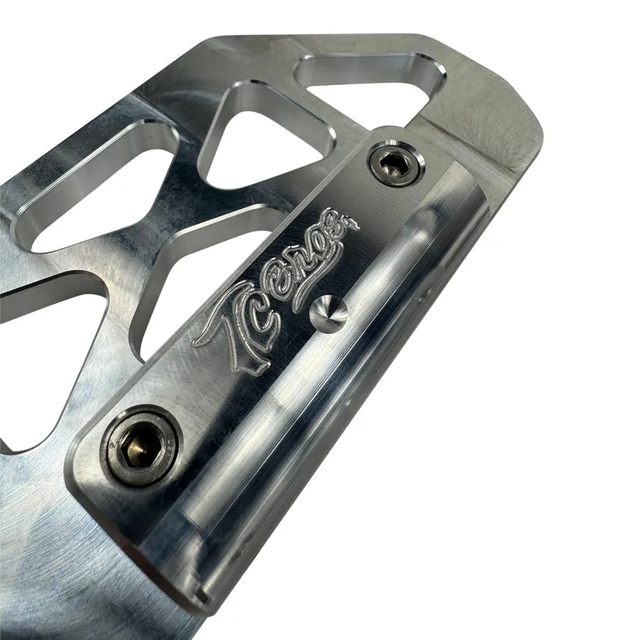 TC Bros. Pro Series MX Passenger Floorboards for Harley Davidson Bagger Touring Models