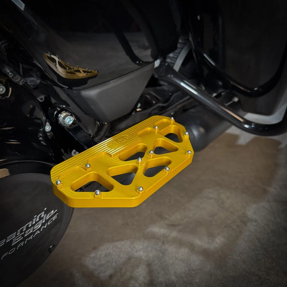TC Bros. Pro Series MX Passenger Floorboards for Harley Davidson Bagger Touring Models