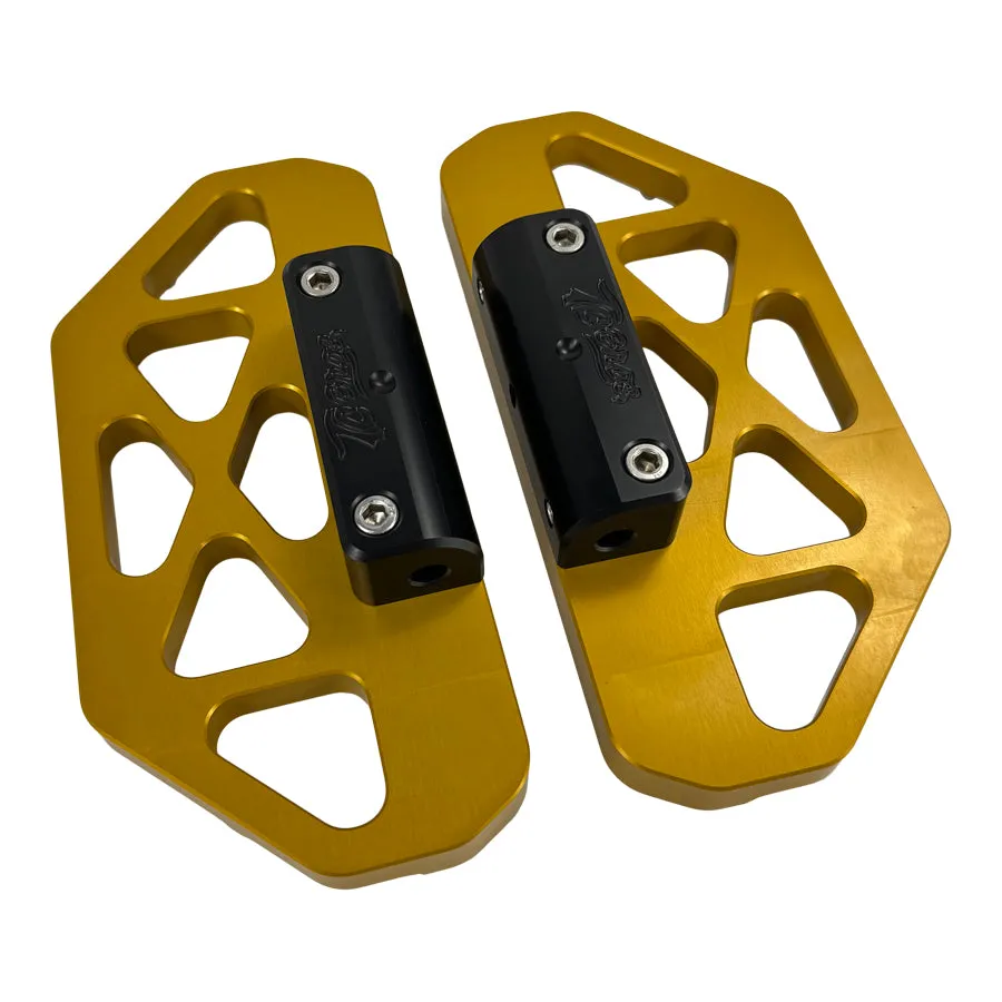 TC Bros. Pro Series MX Passenger Floorboards for Harley Davidson Bagger Touring Models