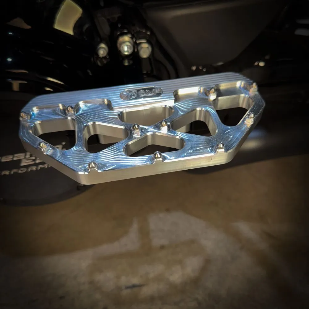 TC Bros. Pro Series MX Passenger Floorboards for Harley Davidson Bagger Touring Models