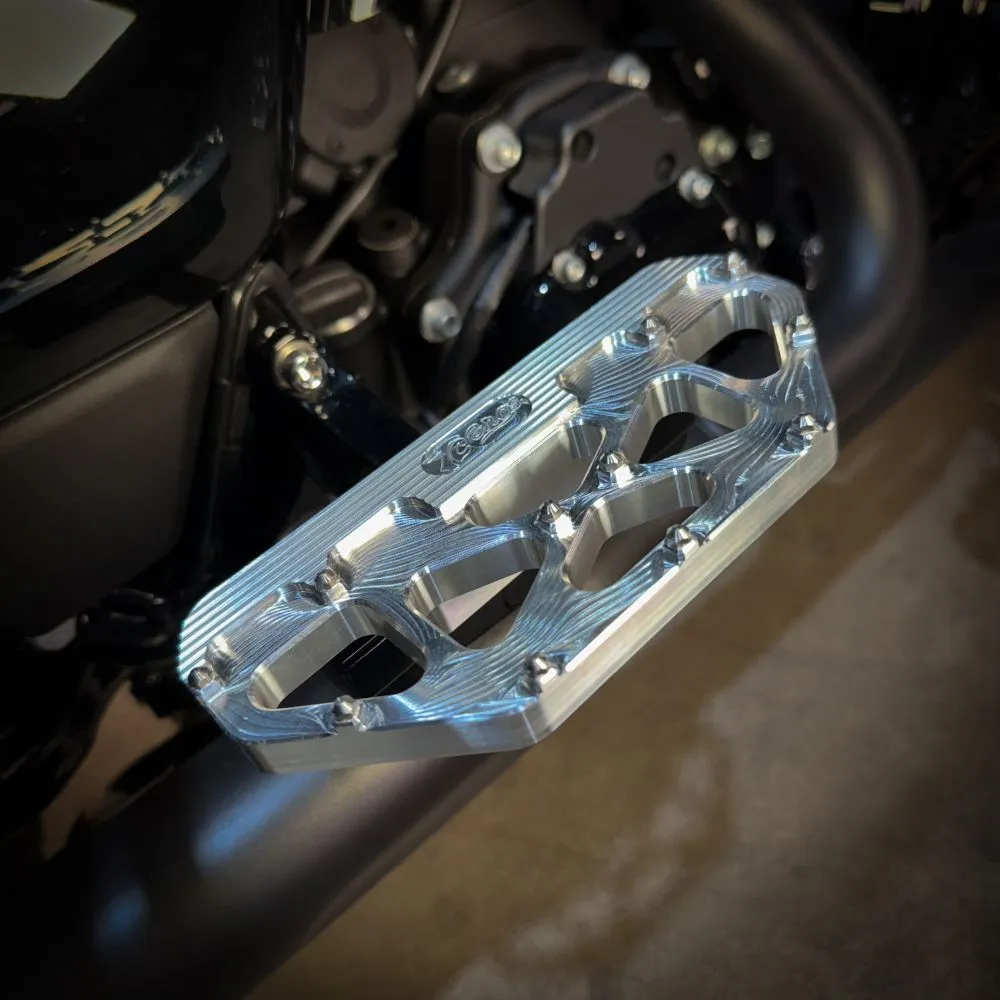 TC Bros. Pro Series MX Passenger Floorboards for Harley Davidson Bagger Touring Models